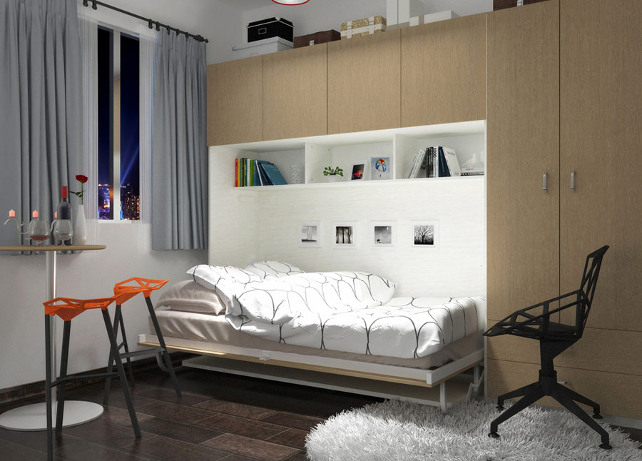 Caso 2 del segundo dormitorio abierto