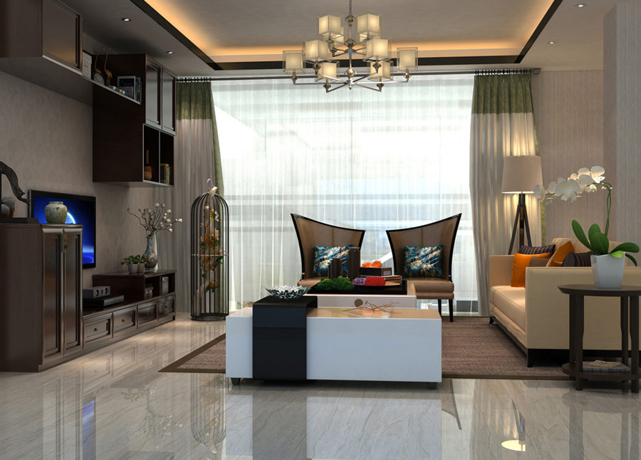 Sala de exposiciones en el segundo piso: salón chino (Plano 1)